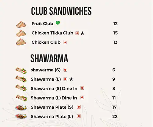 Menu of MRA Bakery Sweets & Restaurant, Mesaimeer, Doha  