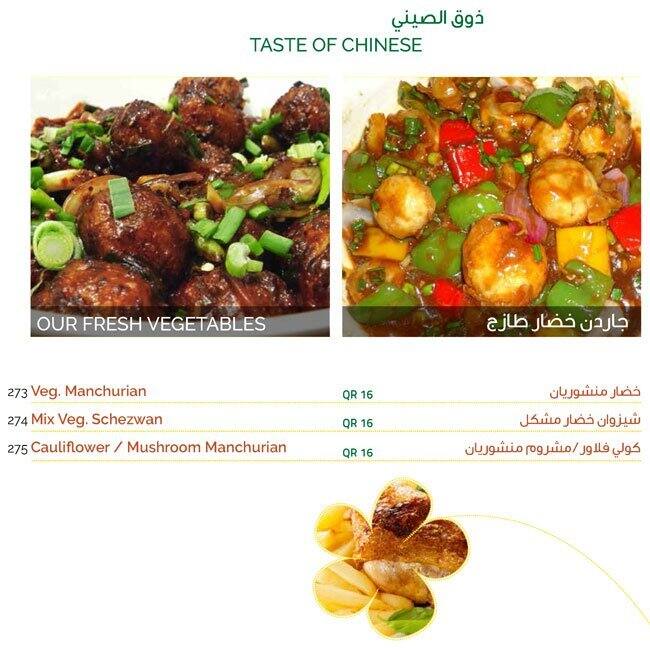 Menu of Doha Garden Restaurant - مطعم حديقة الدوحة, Salwa Road, Doha  