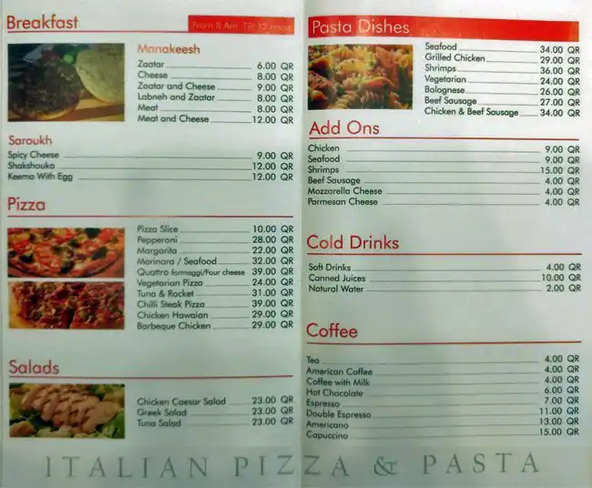 Tasty food Italianmenu Al Gharafa, Doha