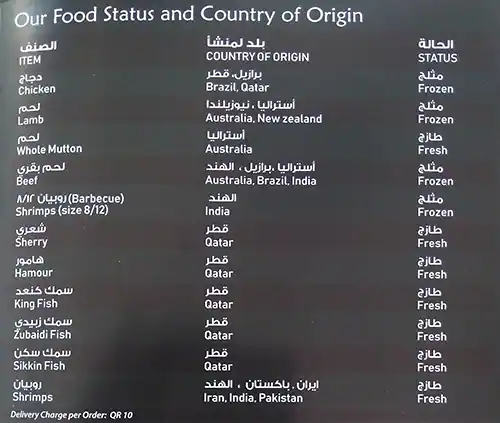 Menu of Shater Abbas - شاطر عباس, Al Sadd, Doha  