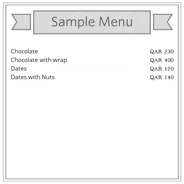 Menu of Chopin, Al Nasr, Doha  