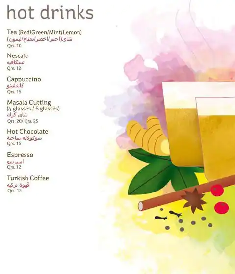 Menu of The Yellow Chilli By Chef Sanjeev Kapoor, Pearl Qatar, Doha  