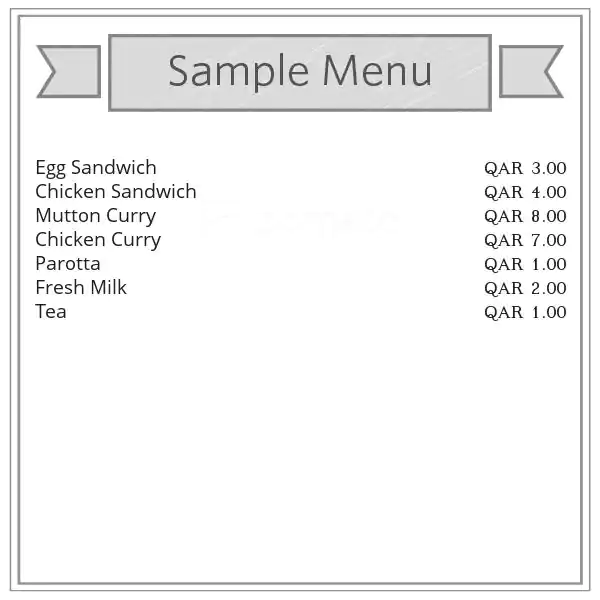 Menu of Lodz Restaurants, Nuaija, Doha  