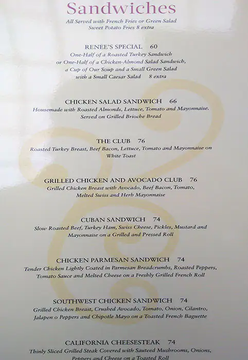 Menu of The Cheesecake Factory, Al Waab, Doha  