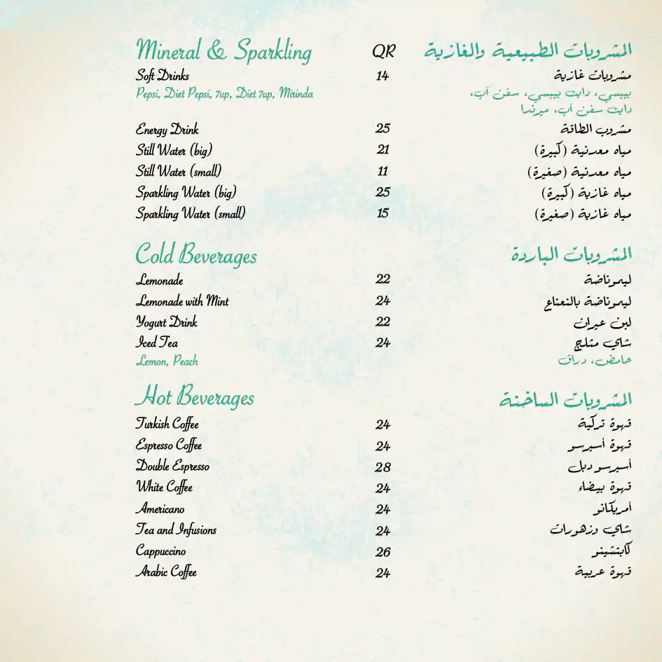 Menu of Debs W Remman - دبس و رمان, Al Gharafa, Doha  