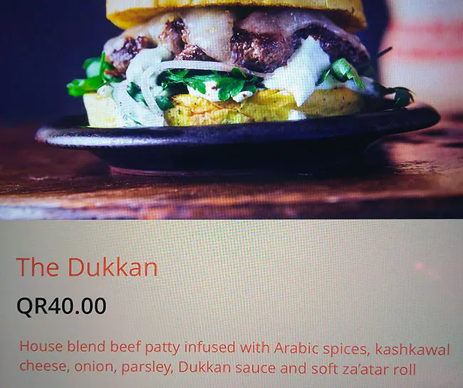 Menu of Dukkan Burger - دكان برجر, Al Gharafa, Doha  