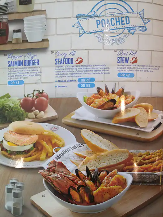 Menu of The Manhattan FISH MARKET, Al Gharafa, Doha  