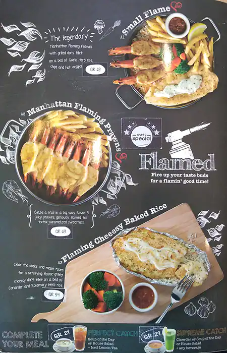 Menu of The Manhattan FISH MARKET, Al Gharafa, Doha  