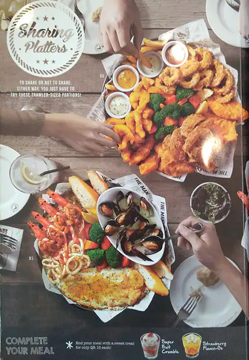 Menu of The Manhattan FISH MARKET, Al Gharafa, Doha  