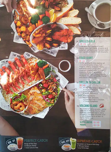 Menu of The Manhattan FISH MARKET, Al Gharafa, Doha  