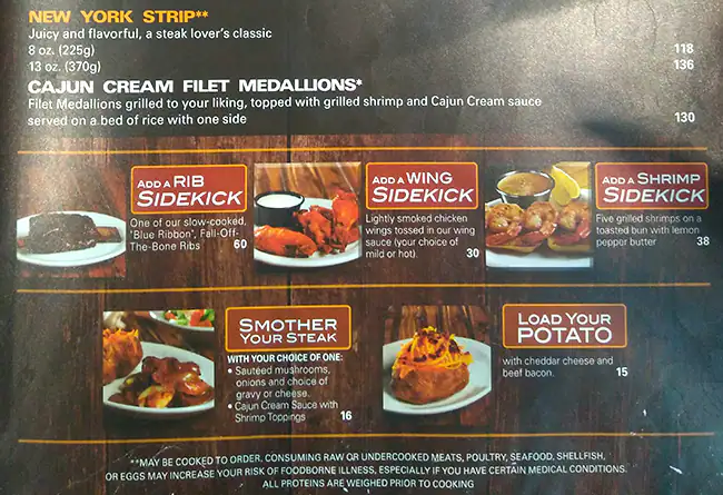 Menu of Texas Roadhouse - تكساس رودهاوس, Al Gharafa, Doha  