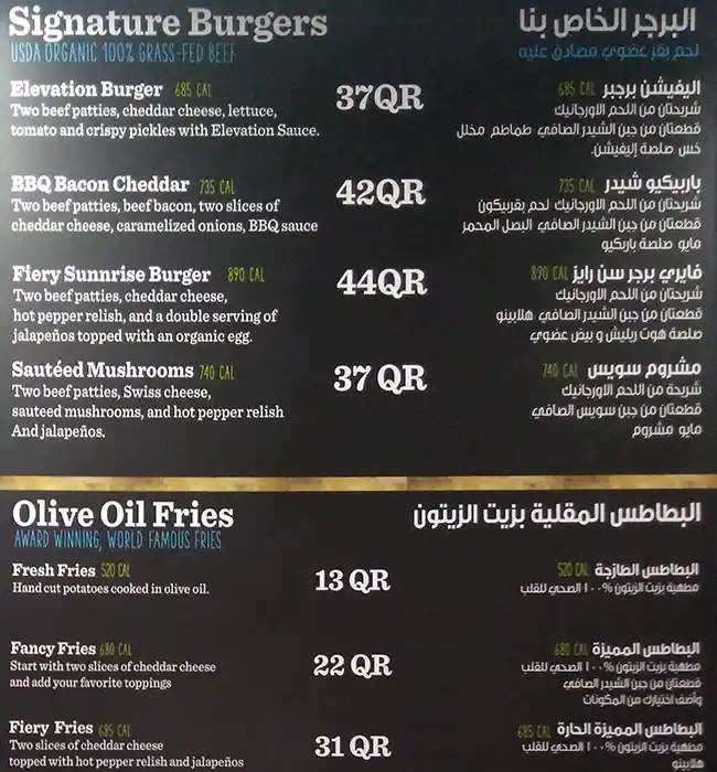 Tasty food Fast Food, Burgermenu Umm Salal Mohammed, Doha