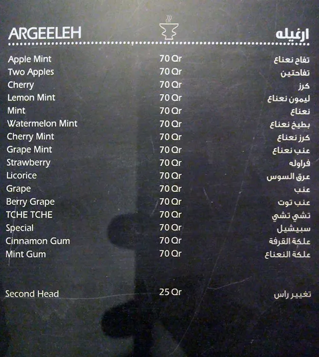 Menu of Tche Tche Cafe - Mövenpick Hotel West Bay Doha, Dafna, Doha  