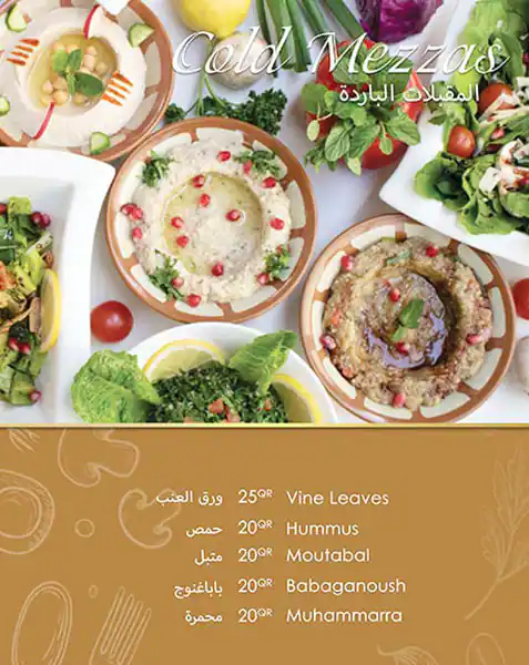 Menu of Marhaba Restaurant - The Royal Riviera Hotel, Al Souq, Doha  