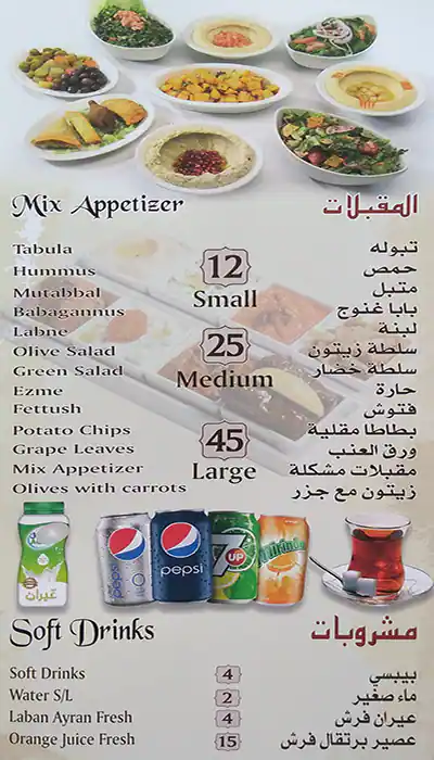 Menu of Turkey Anadol Restaurant, Al Gharafa, Doha  