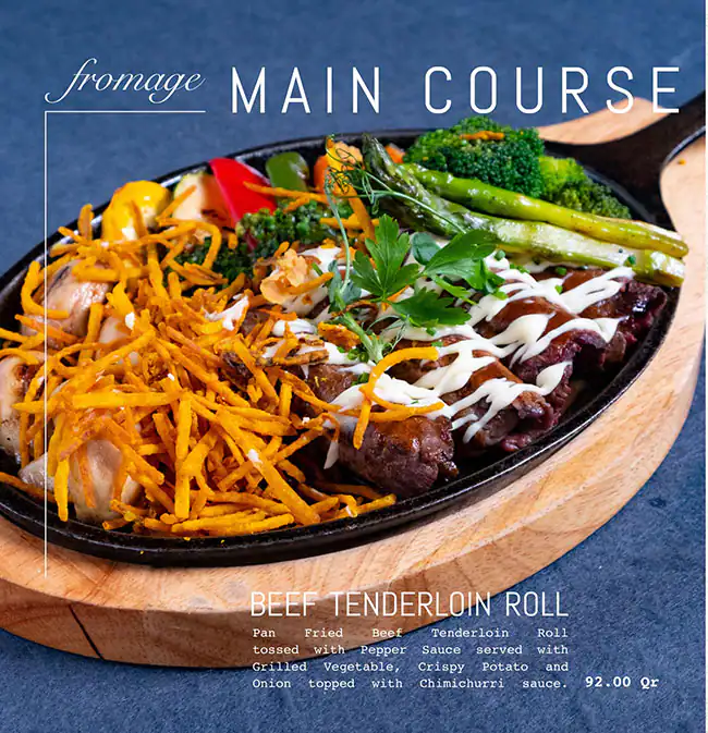 Menu of Fromage, Markhiya, Doha  