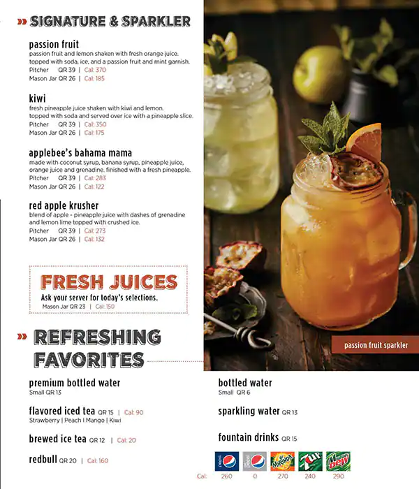 Menu of Applebees - ابل بيز, Al Wakrah, Doha  