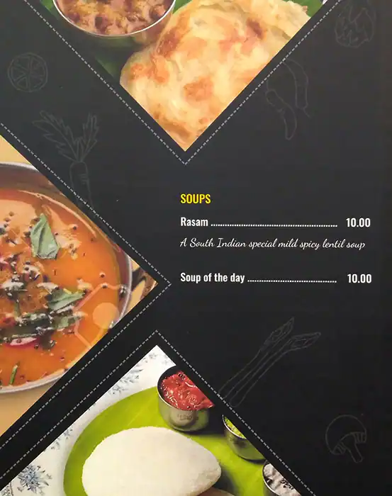 Menu of Saravanaa Bhavan, Salwa Road, Doha  