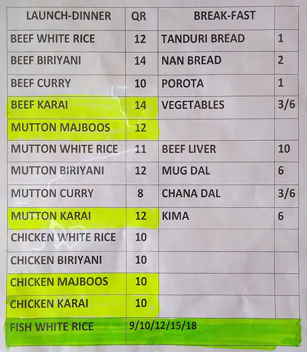 Tasty food Indianmenu Umm Salal Mohammed, Doha