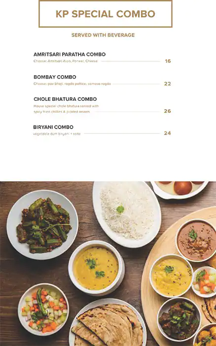 Menu of Kailash Parbat, Dafna, Doha  