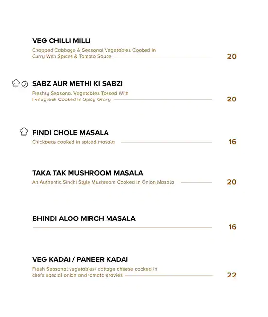 Menu of Kailash Parbat, Al Ghanim, Doha  