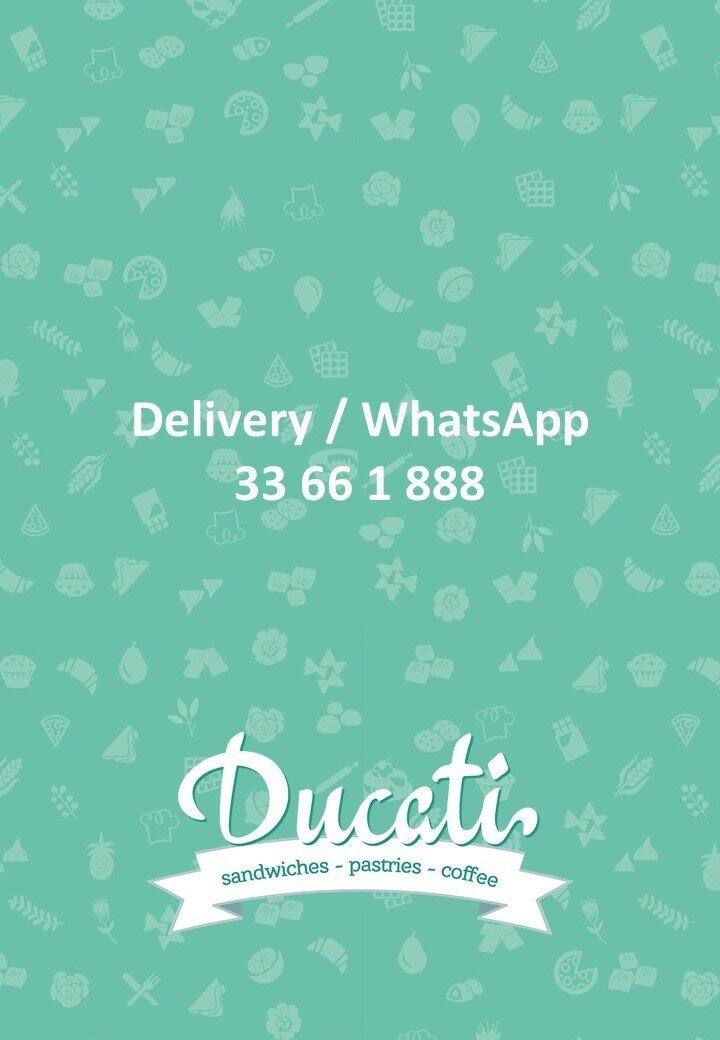 Menu of Ducati, Dafna, Doha  
