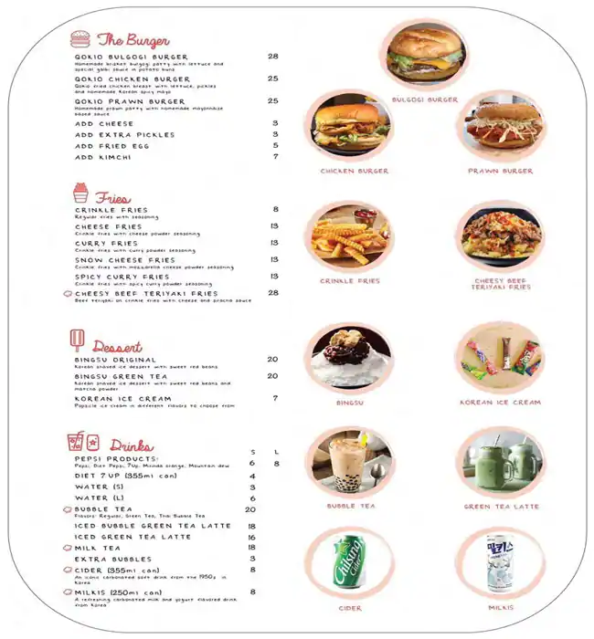 Menu of Qokio, Al Nasr, Doha  