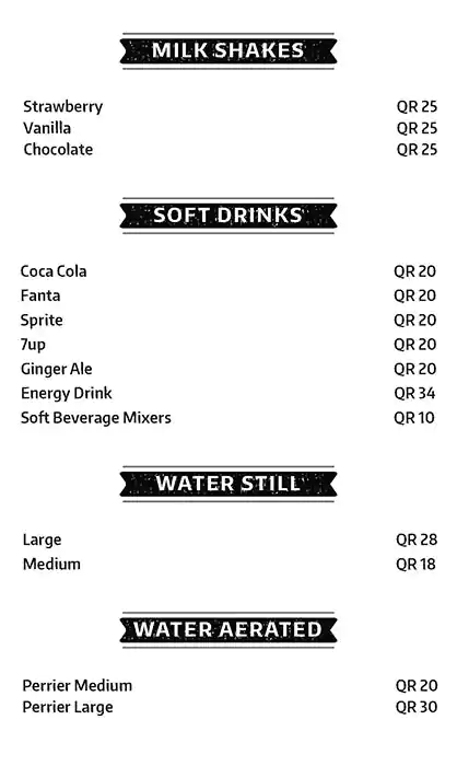 Menu of The Frying Scotsman - Radisson Blu Hotel, Al Nasr, Doha  