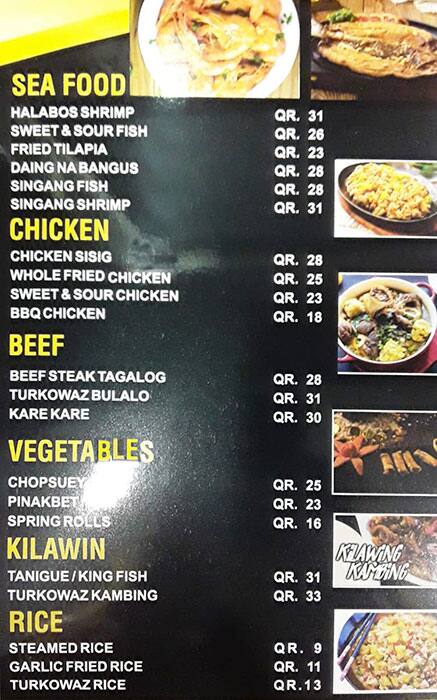 Menu of Turkowaz Restaurant, Fereej Bin Mahmoud, Doha  