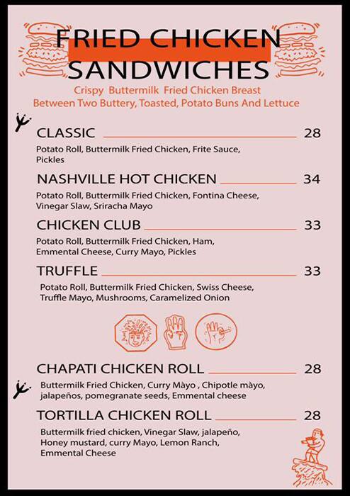 Menu of 375 Chicken 'N' Fries, Umm Salal Mohammed, Doha  