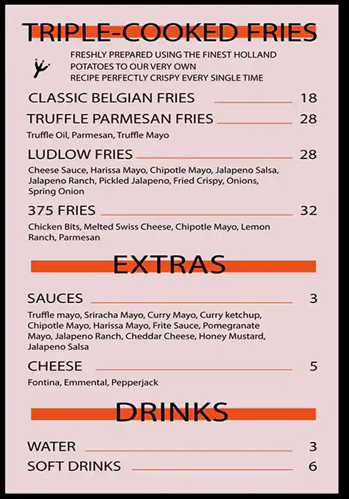 Menu of 375 Chicken 'N' Fries, Umm Salal Mohammed, Doha  