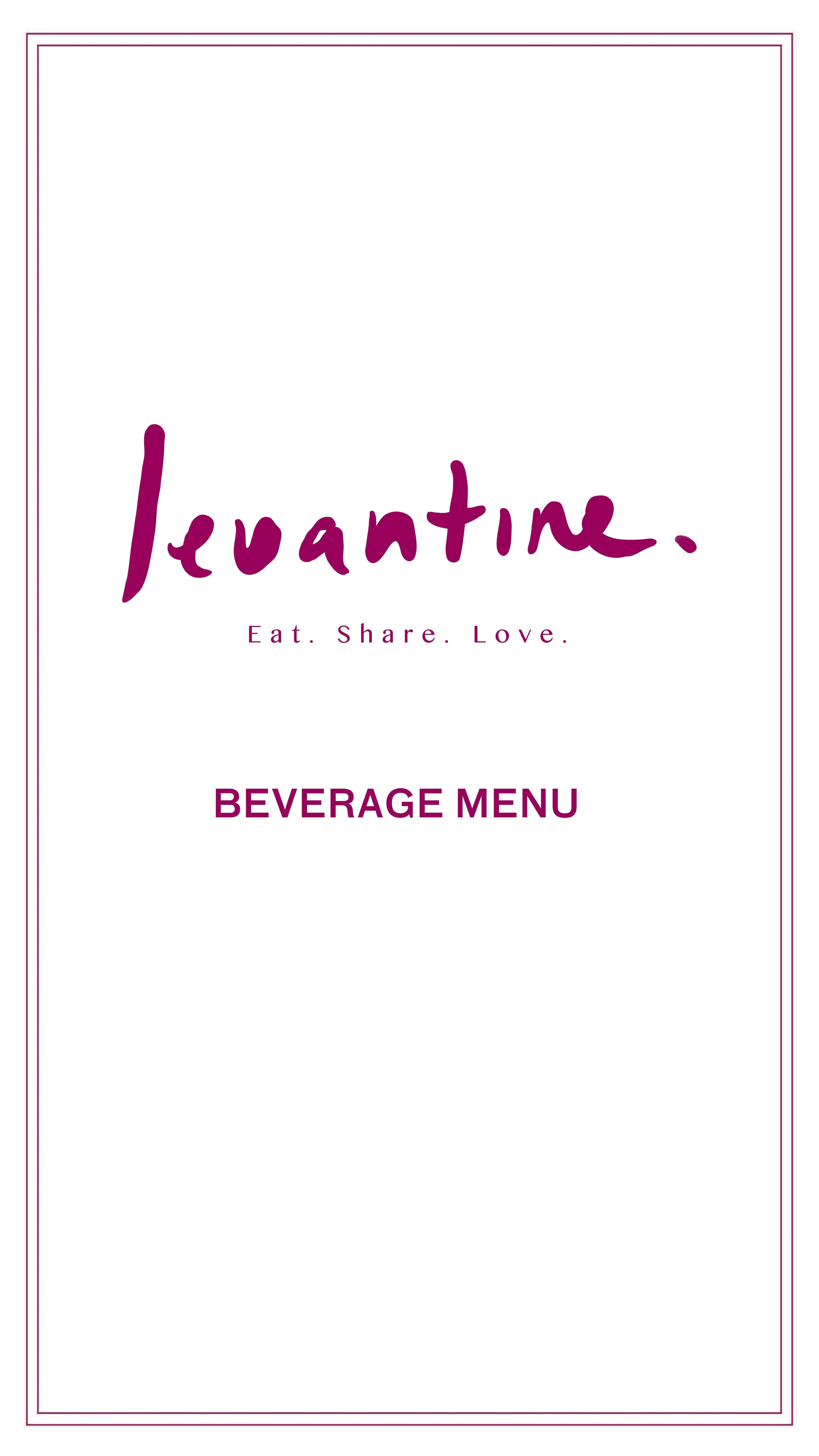 Menu of Levantine, Pearl Qatar, Doha  