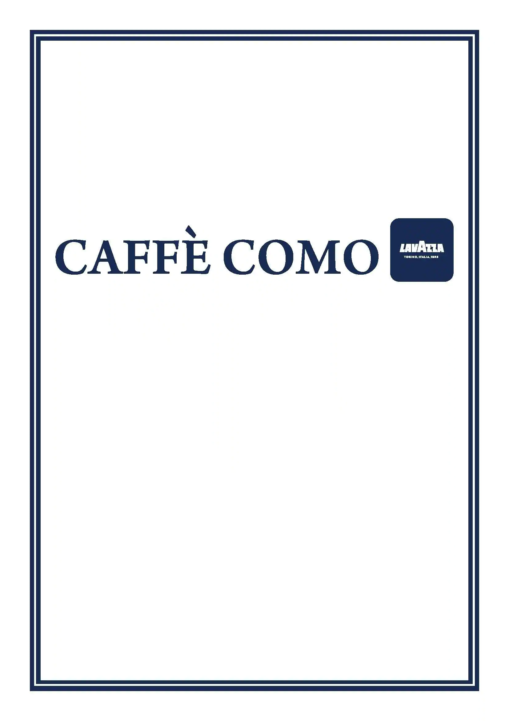 Menu of Caffé Como (Lavazza), Dafna, Doha  