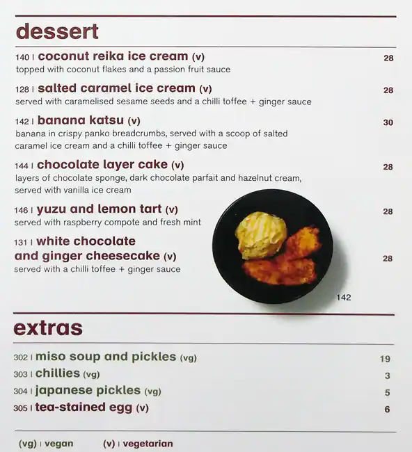 Menu of wagamama, Lagoona Mall, Westbay, Doha  