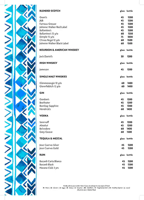 Menu of Aramede - Crowne Plaza Doha, The Business Park, Najma, Doha  