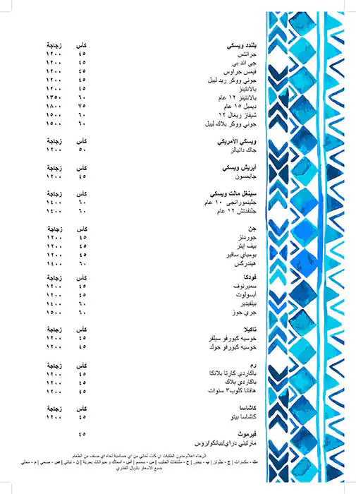 Menu of Aramede - Crowne Plaza Doha, The Business Park, Najma, Doha  