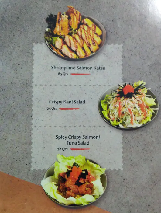 Menu of Neo, Al Nasr, Doha  