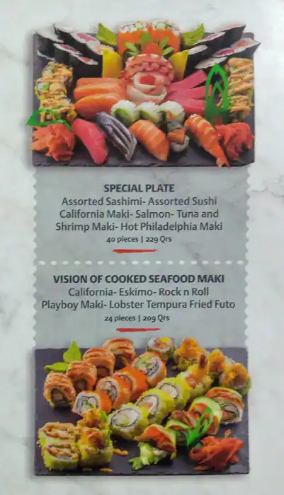 Menu of Neo, Al Nasr, Doha  