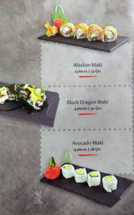 Menu of Neo, Al Nasr, Doha  