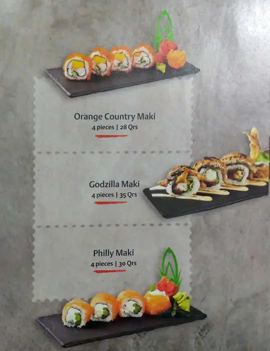 Menu of Neo, Al Nasr, Doha  