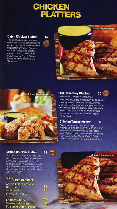 Menu of Fuddruckers, Dafna, Doha  