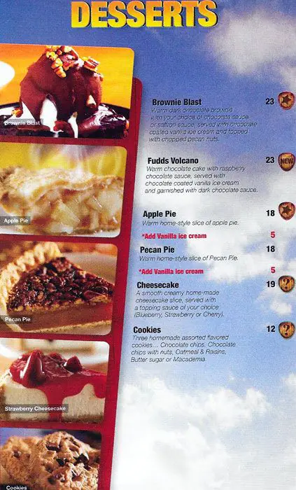 Menu of Fuddruckers, Dafna, Doha  