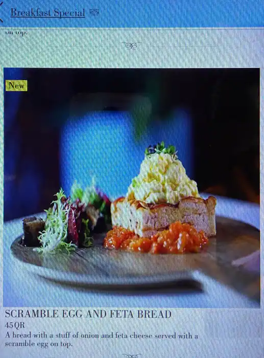 Menu of Chac Late, Katara, Doha  