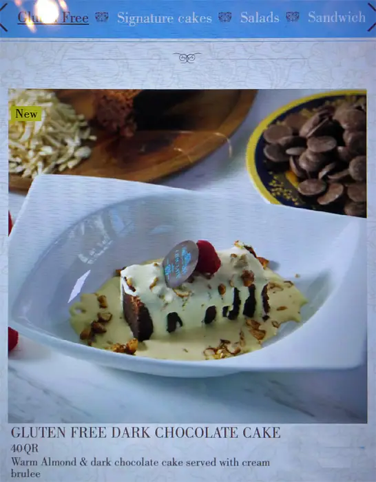 Menu of Chac Late, Katara, Doha  