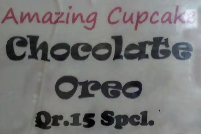 Menu of Amazing Cupcake, Markhiya, Doha  