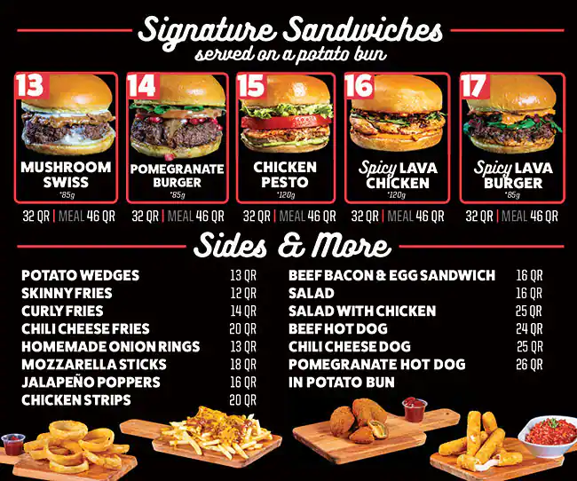 Menu of Fatburger - فاتبرجر, Al Gharafa, Doha  