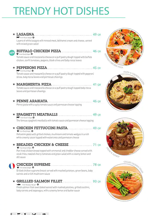 Menu of Brioche Dorée, Al Gharafa, Doha  