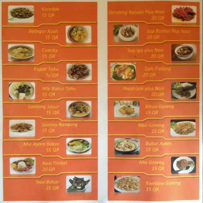 Best restaurant menu near Oryx Doha Umm Ghuwailina Doha