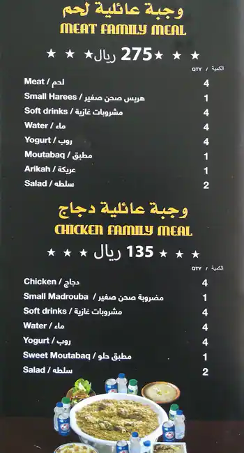 Menu of Muglat Harees Al Waldah, Salwa Road, Doha  