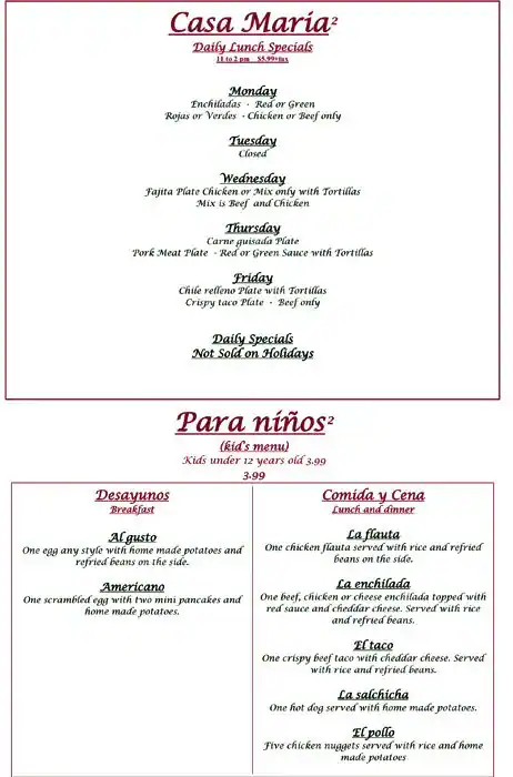 Tasty food Tex-Mexmenu South Lamar Street, Dallas